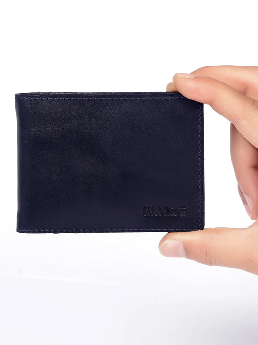 INHIDE Navy Clamp Wallet