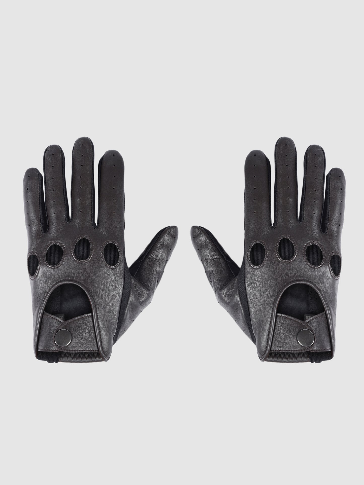 IN.HIDE Classic Rider Gloves - Dark Brown