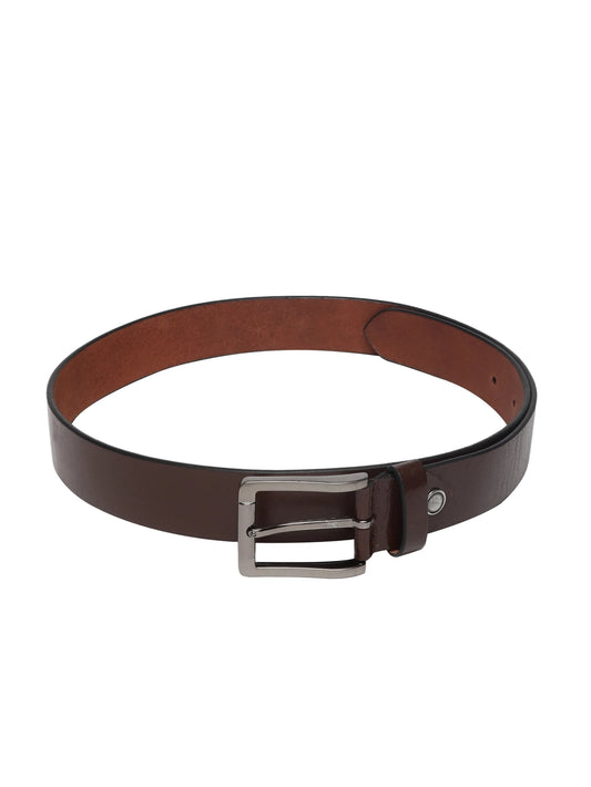 INHIDE Brown Leather Casual Belt Men