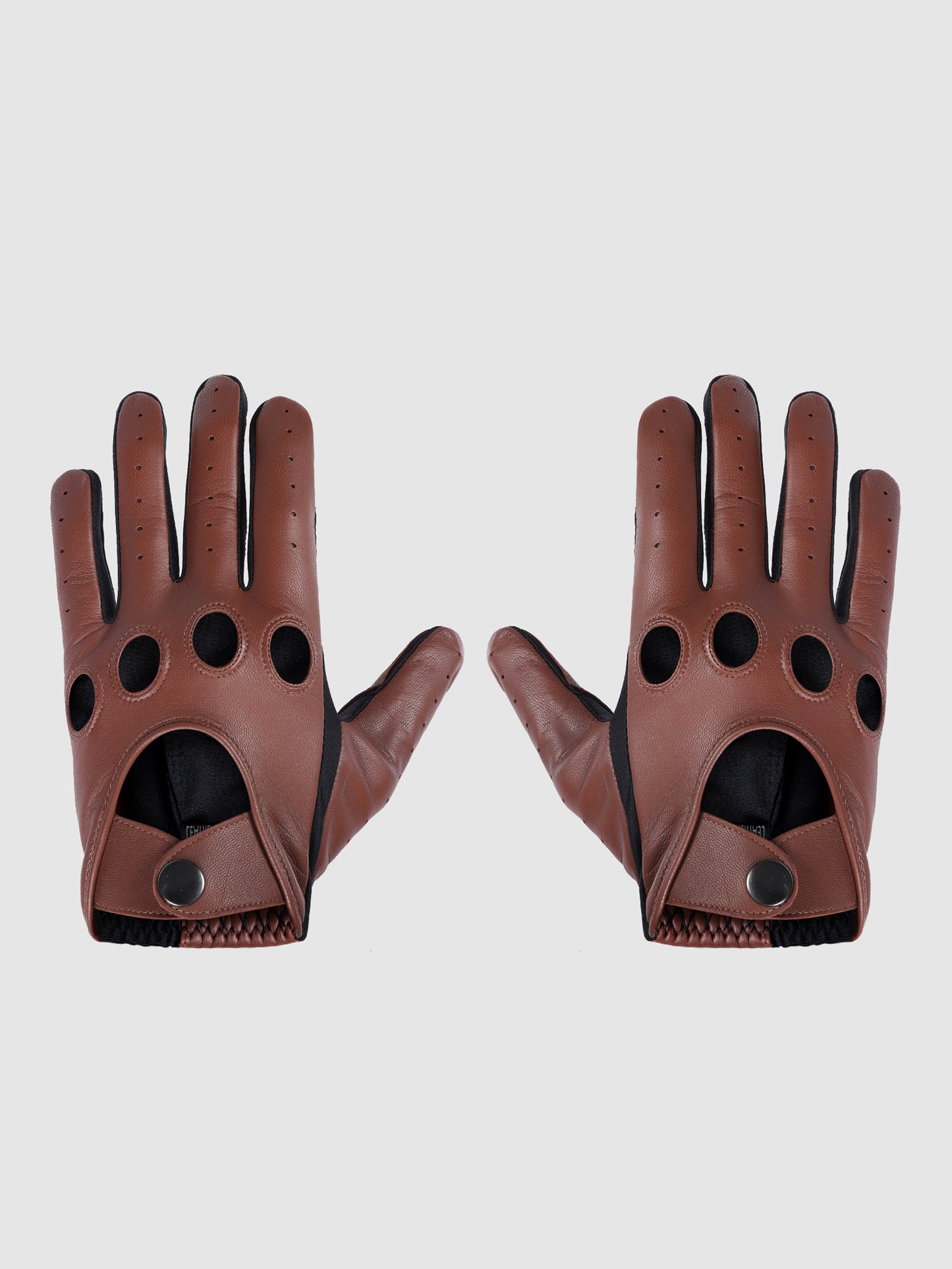 IN.HIDE Classic Rider Gloves - Brown Cognac