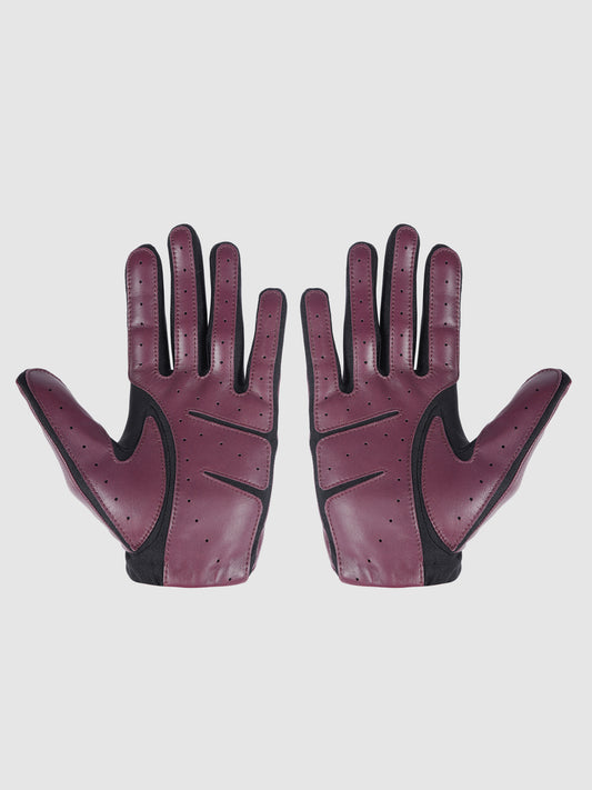 IN.HIDE Classic Rider Gloves - Burgundy