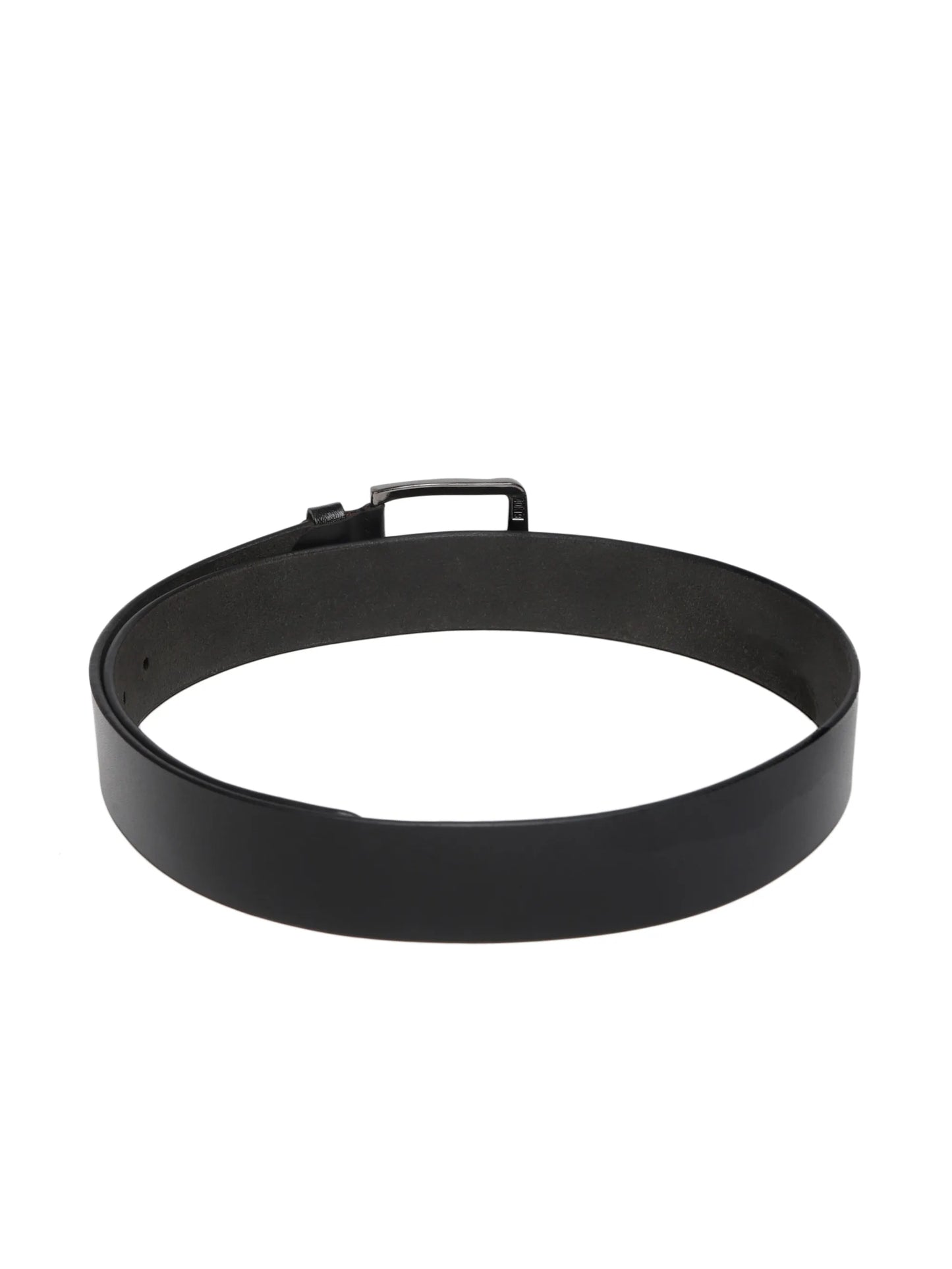 INHIDE Black Leather Belt Men