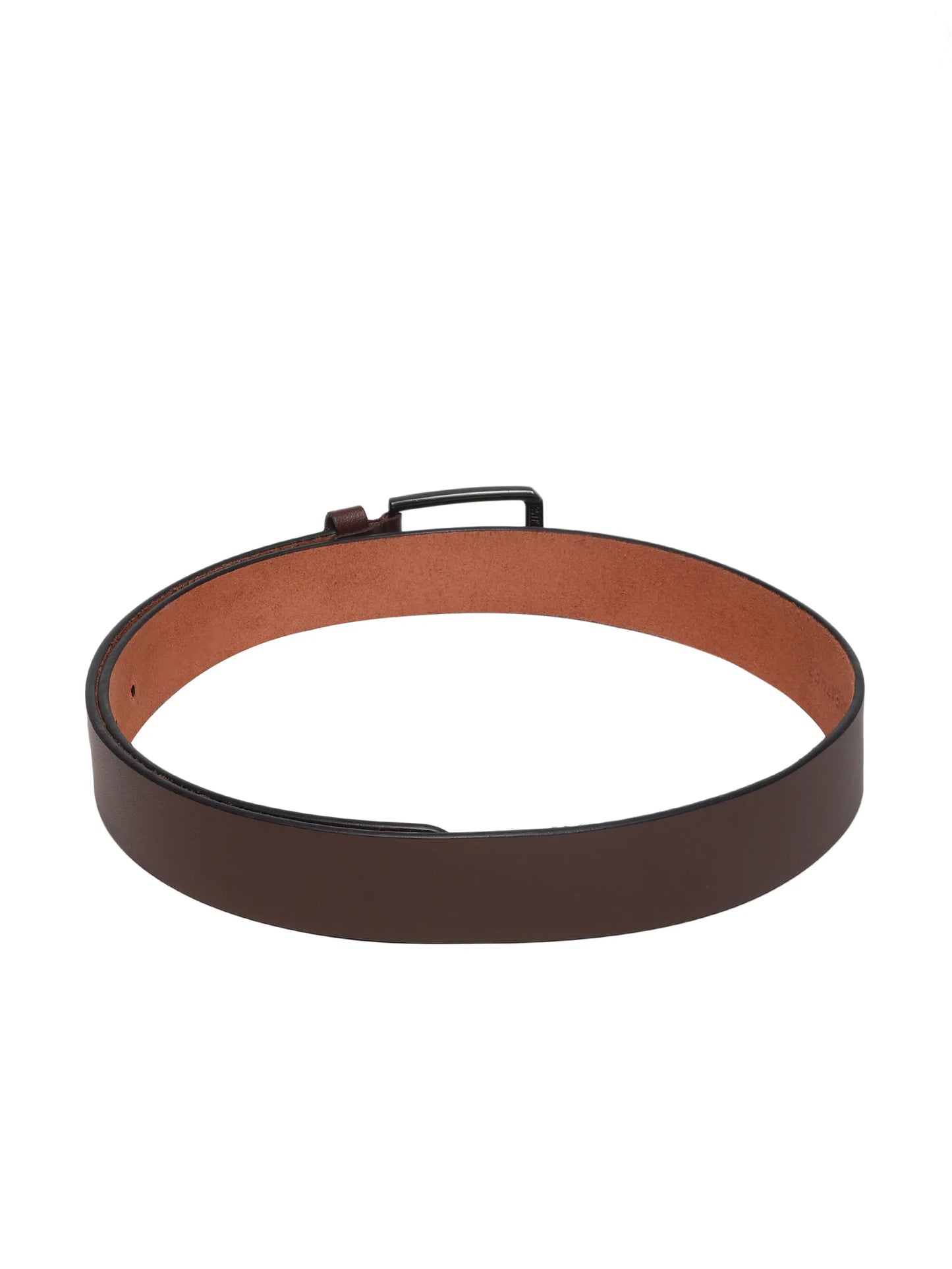 INHIDE Brown Leather Belt Men