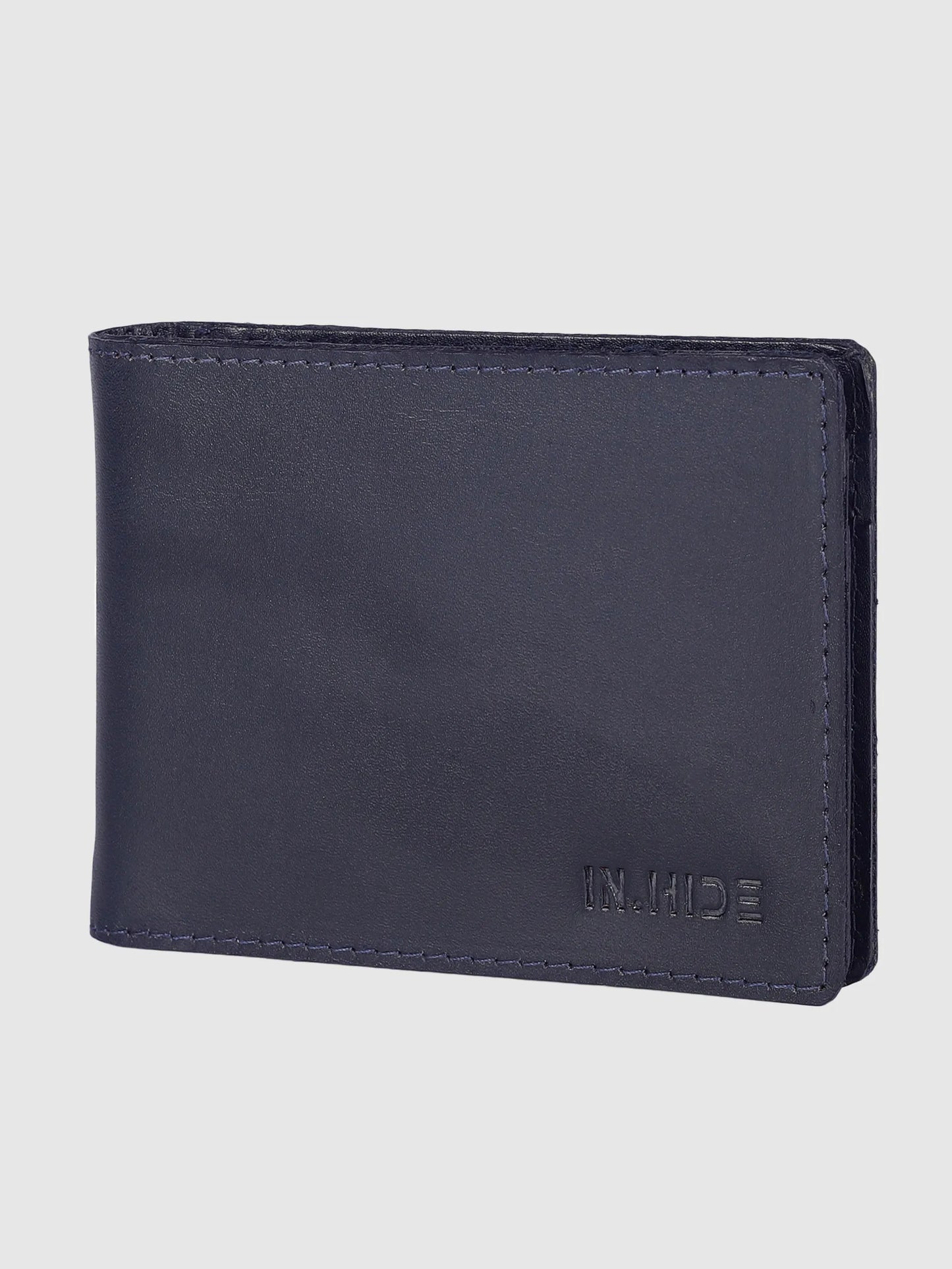 INHIDE Navy Clamp Wallet