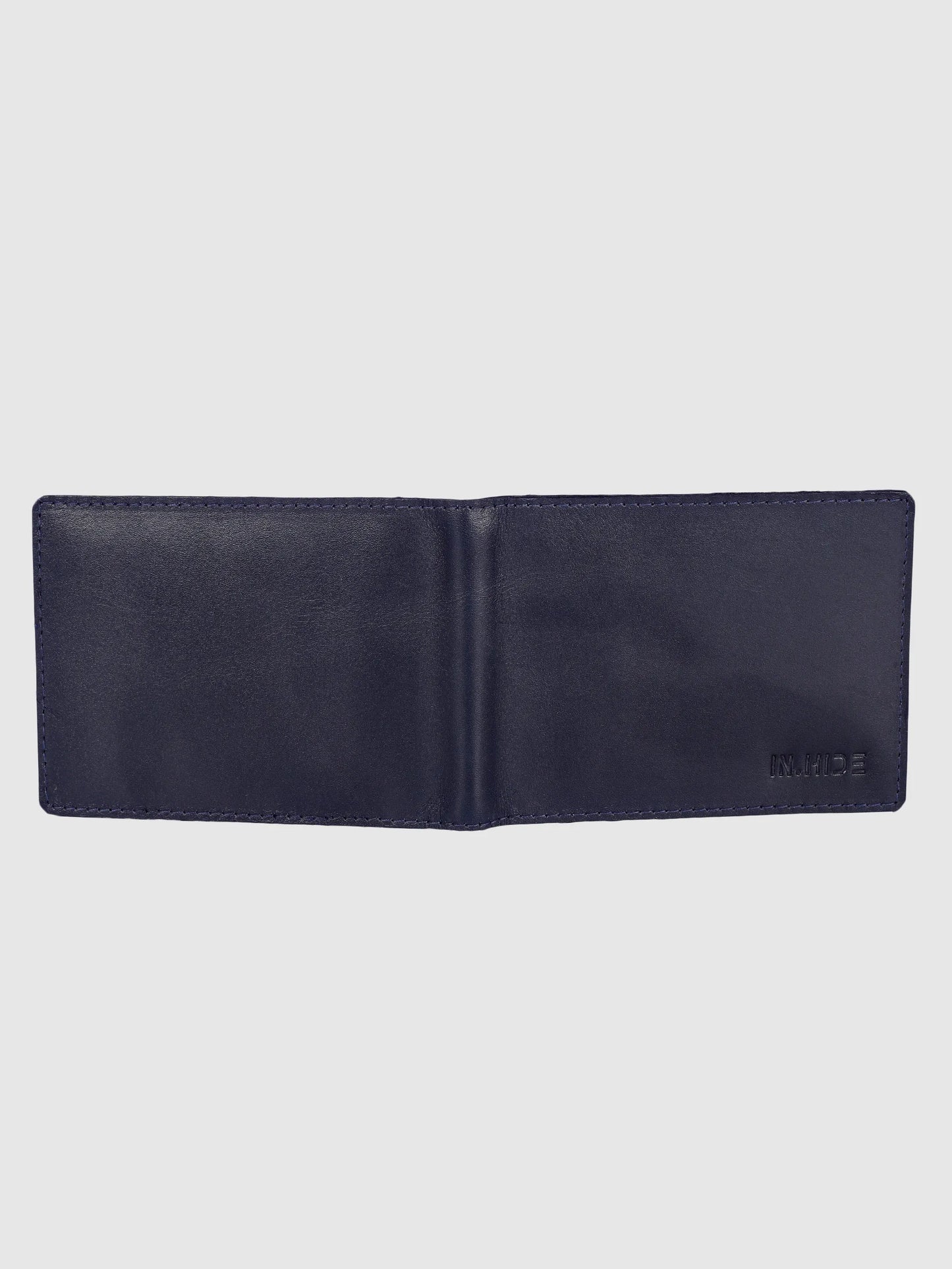 INHIDE Navy Clamp Wallet