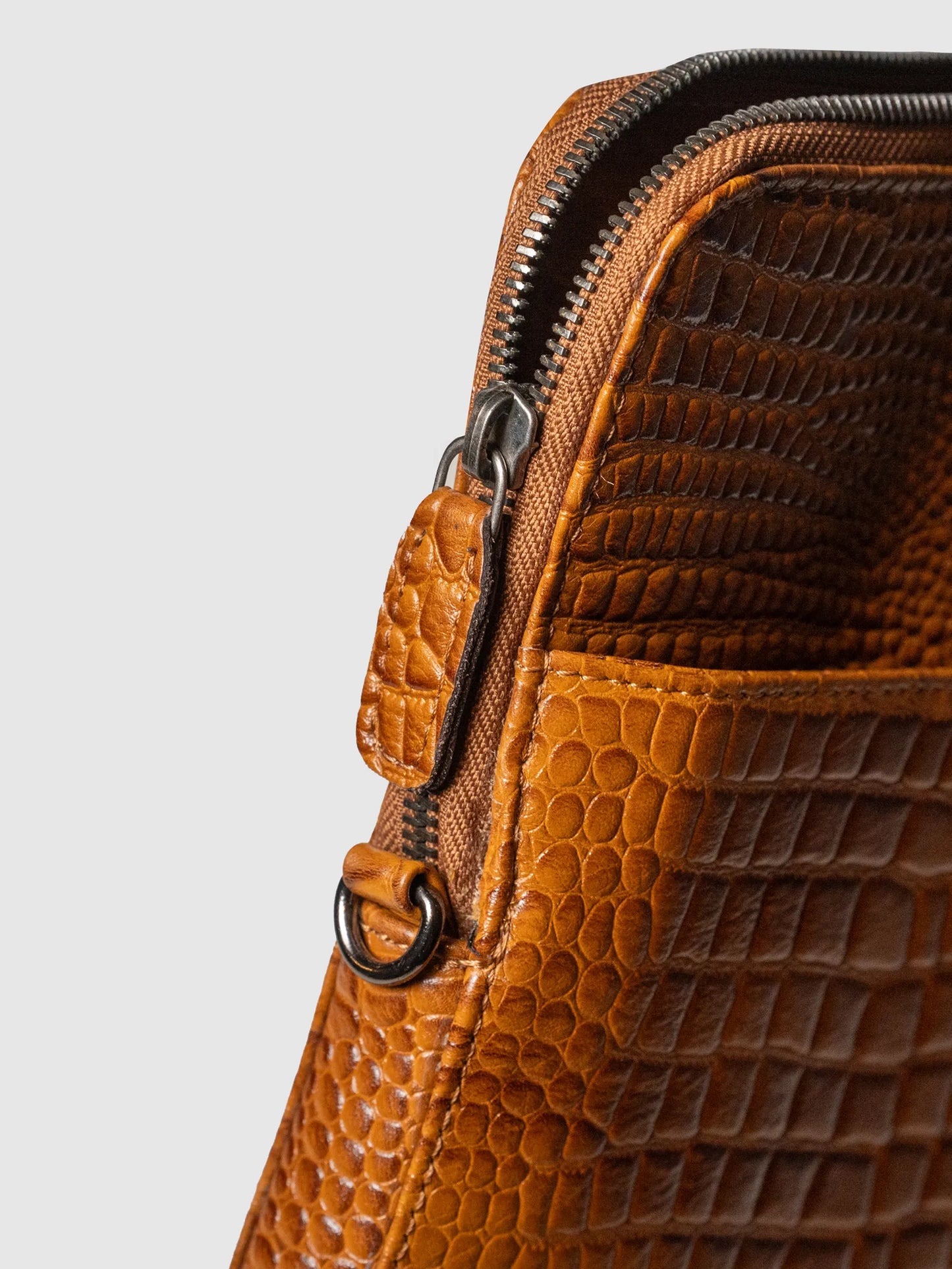 INHIDE Executive Croco Leather Laptop Bag