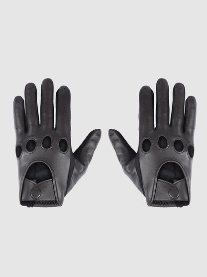 IN.HIDE Classic Rider Gloves - Dark Brown