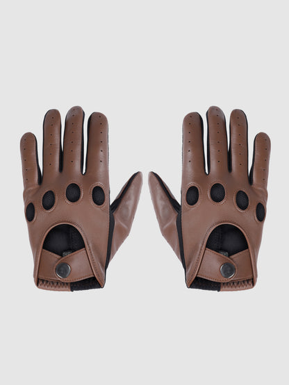 IN.HIDE Classic Rider Gloves - Tan