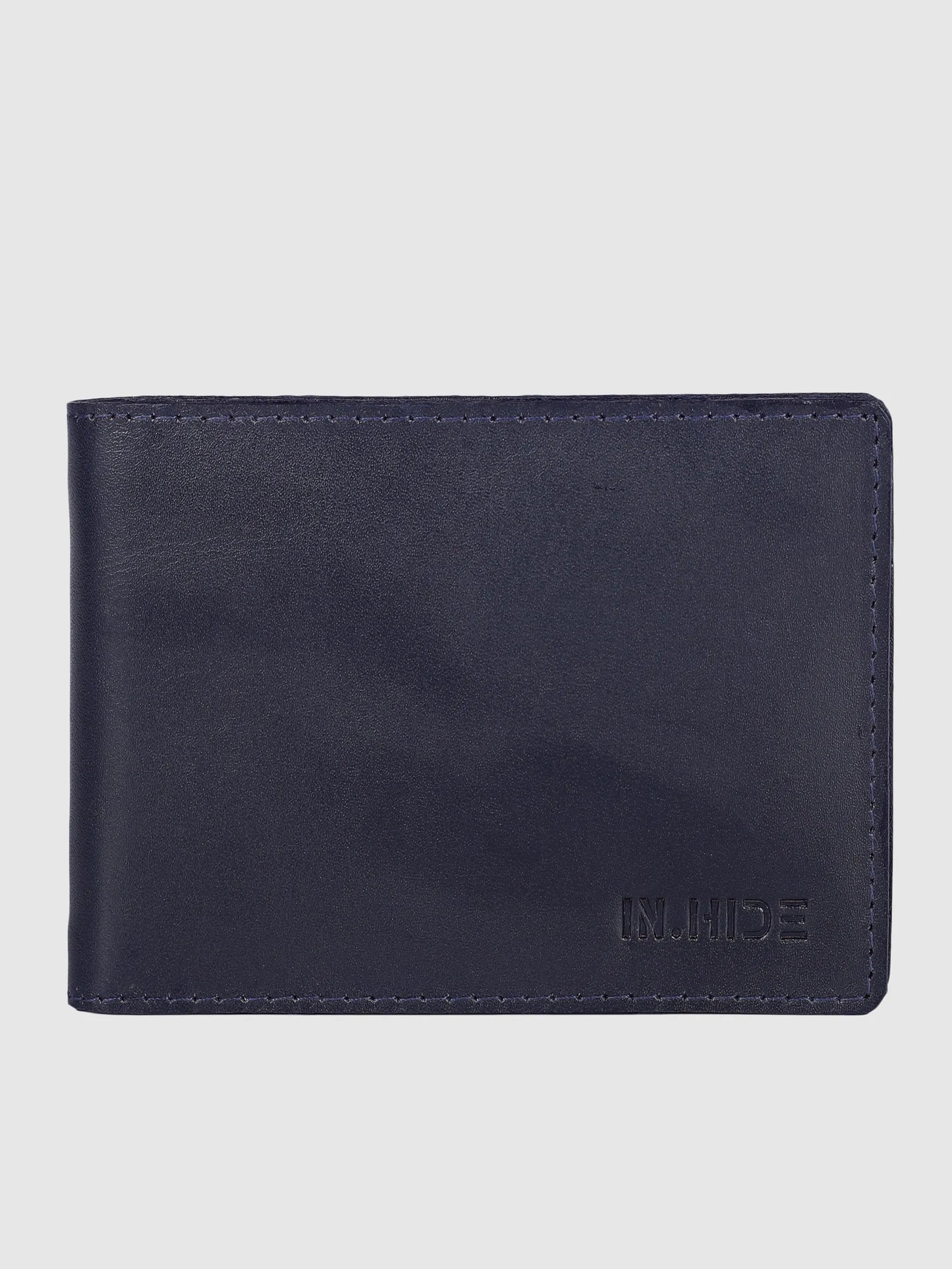 INHIDE Navy Clamp Wallet