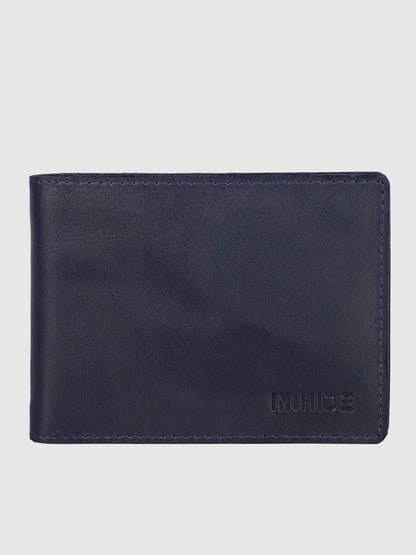 INHIDE Navy Clamp Wallet