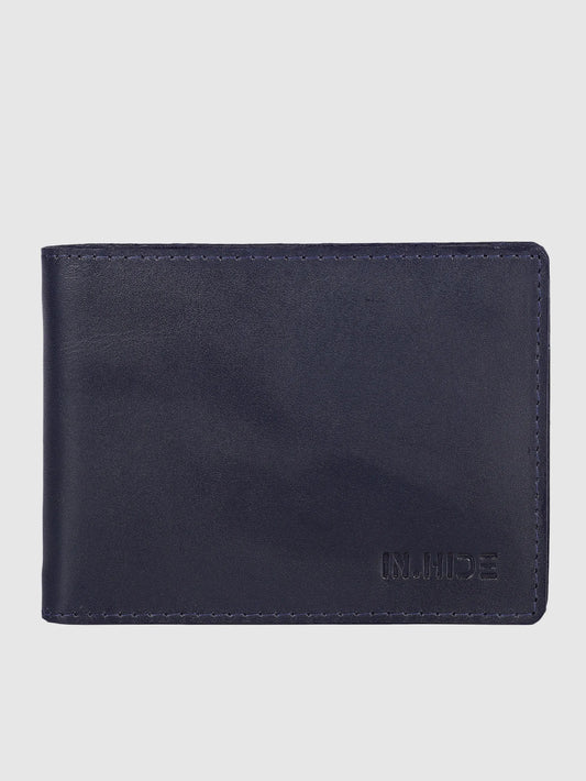 INHIDE Navy Clamp Wallet