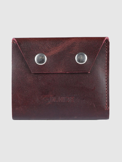 INHIDE Rustic Handcrafted Leather Cherry Wallet