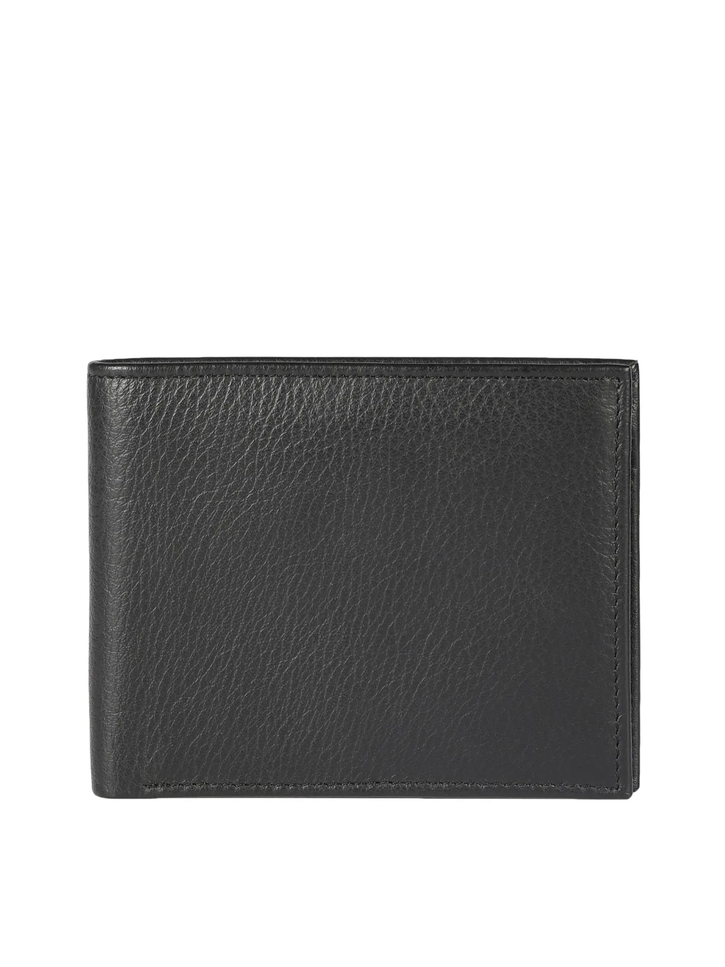 IN.HIDE Black Soft Real Leather Wallet Men – Coin Pocket with 6 Card Holders