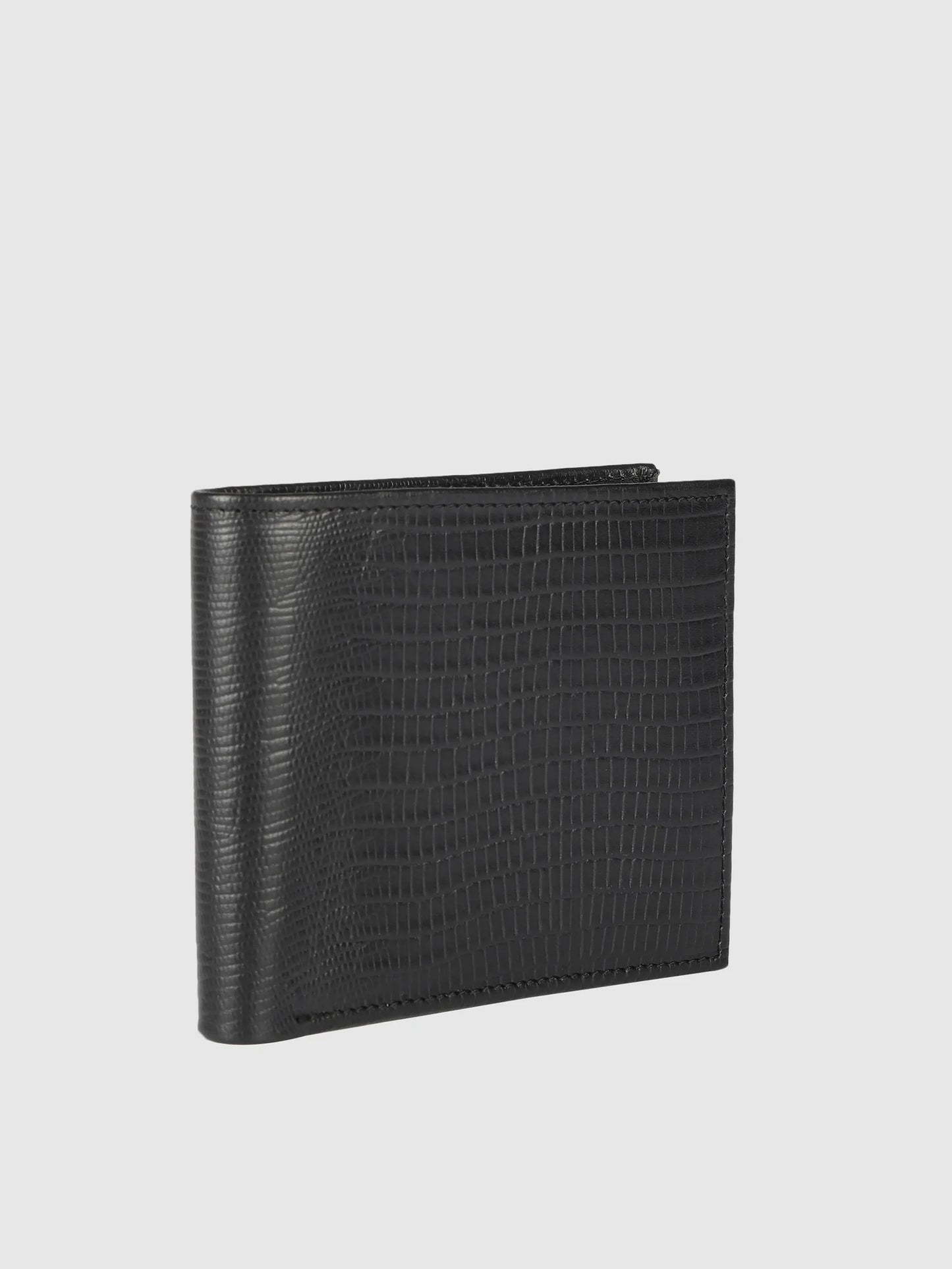 IN.HIDE Classic Premium Croco Real Leather Bi-Fold Wallet with 10 Card Holders for Men