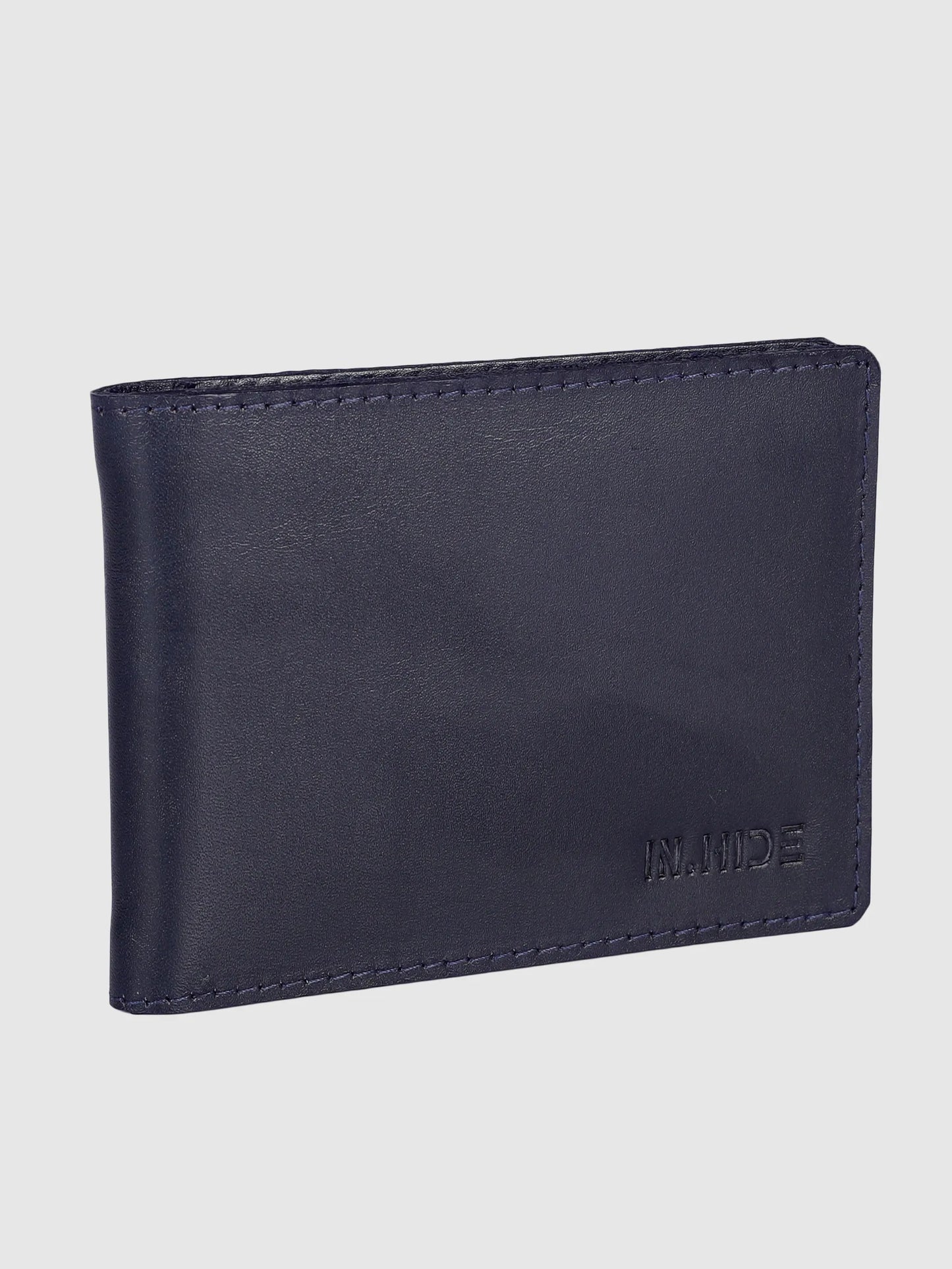 INHIDE Navy Clamp Wallet