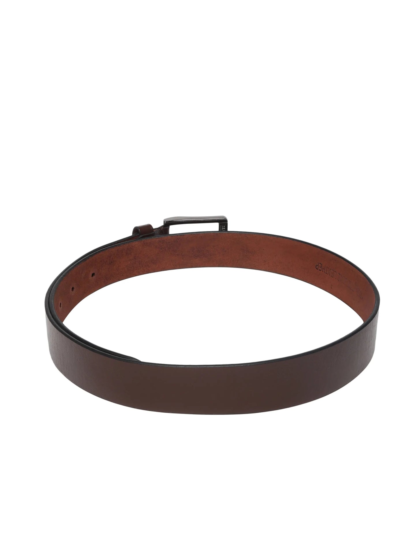INHIDE Brown Leather Casual Belt Men