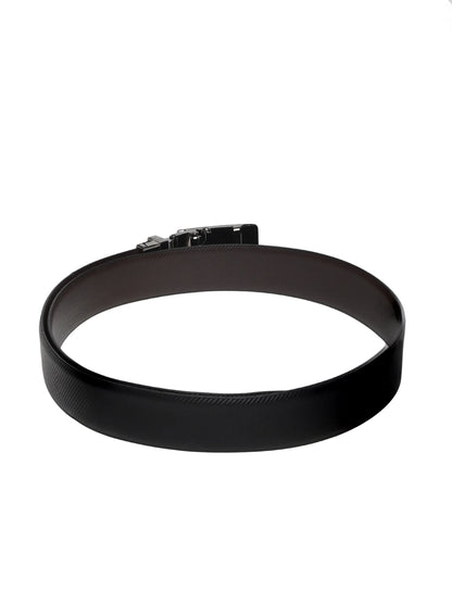 INHIDE Reversible Black Brown Leather Belt Men