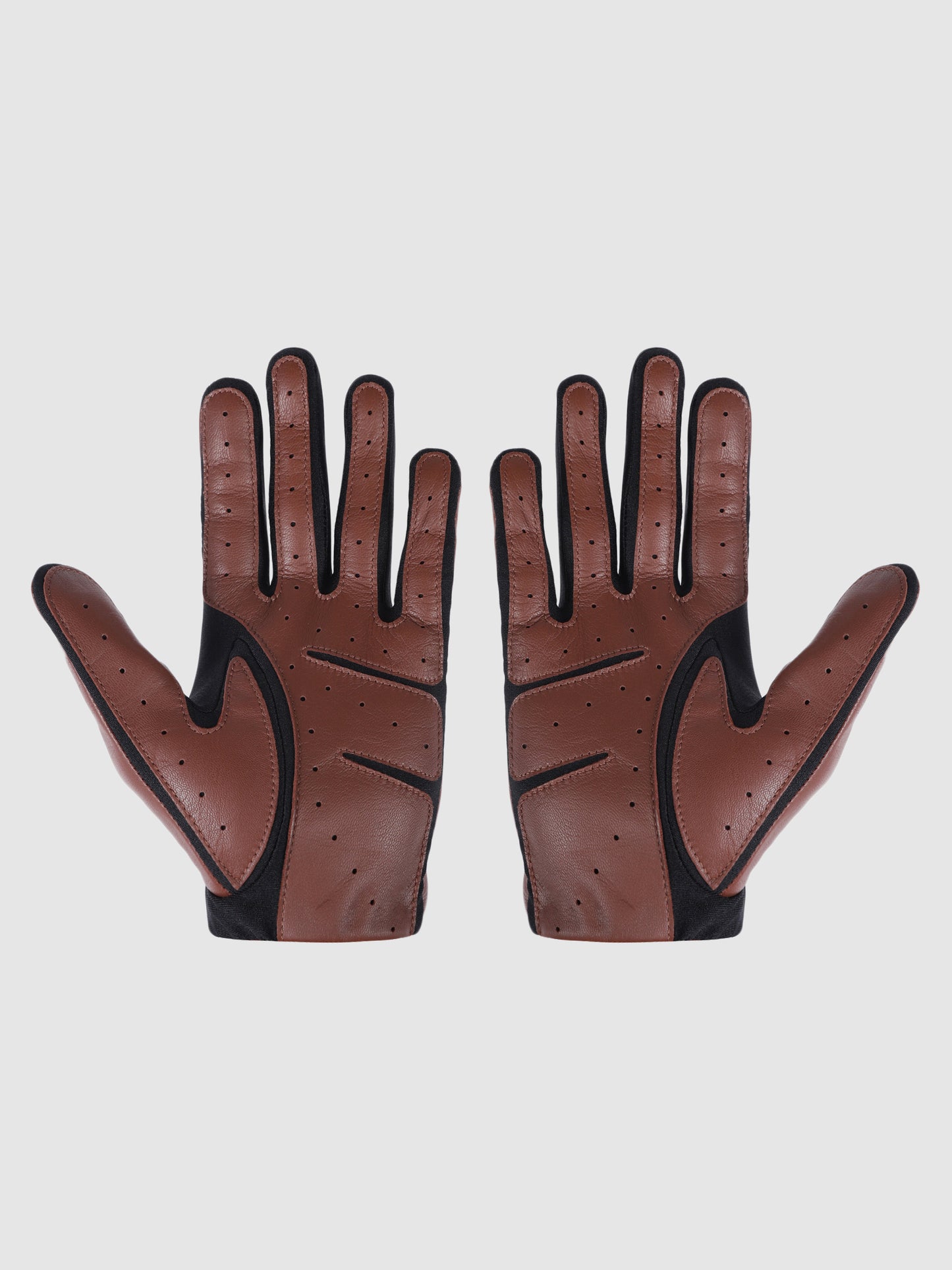 IN.HIDE Classic Rider Gloves - Brown Cognac