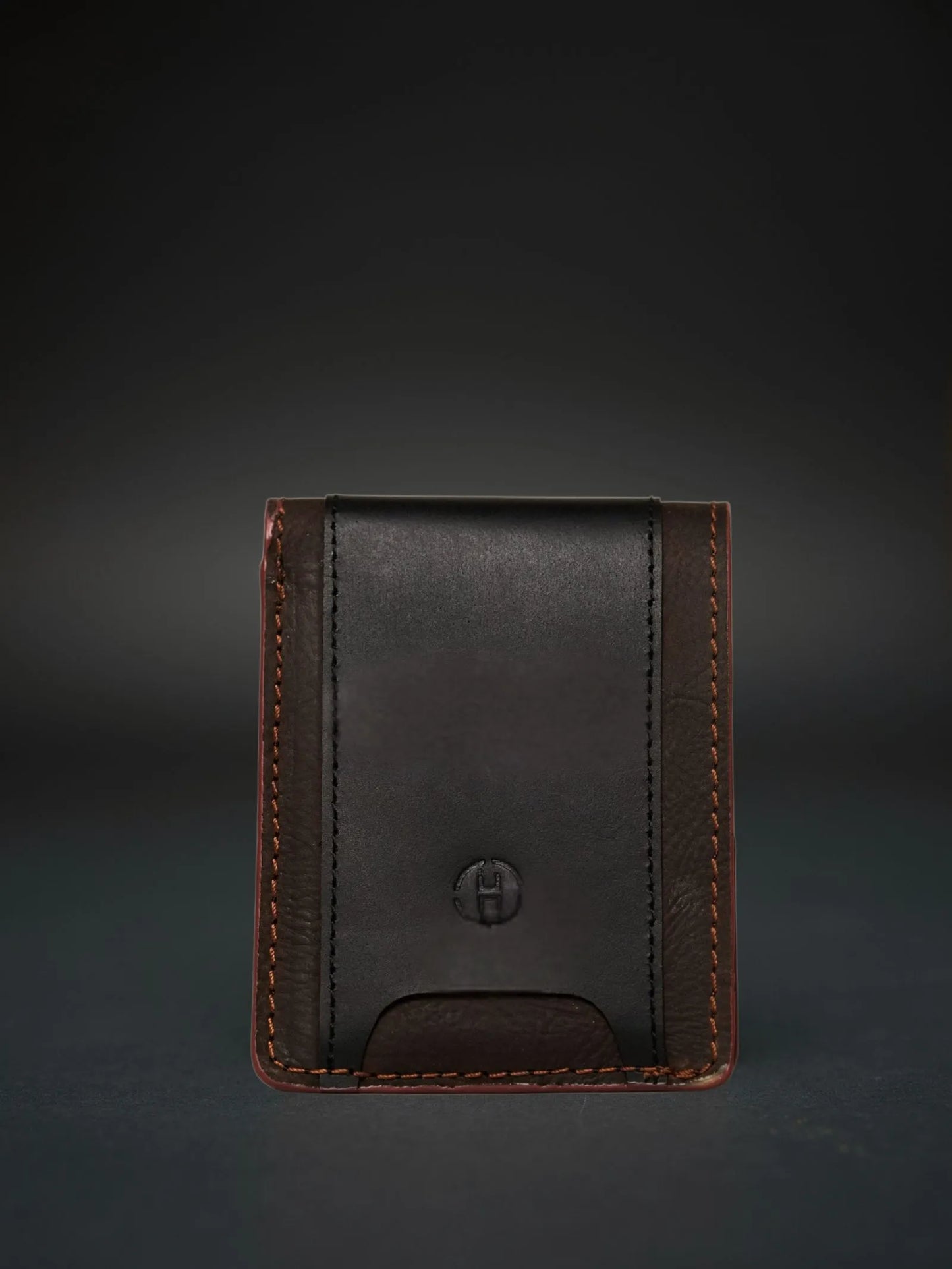 INHIDE Espresso Black Coin Wallet