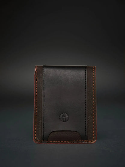 INHIDE Espresso Black Coin Wallet