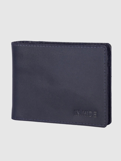 INHIDE Navy Clamp Wallet