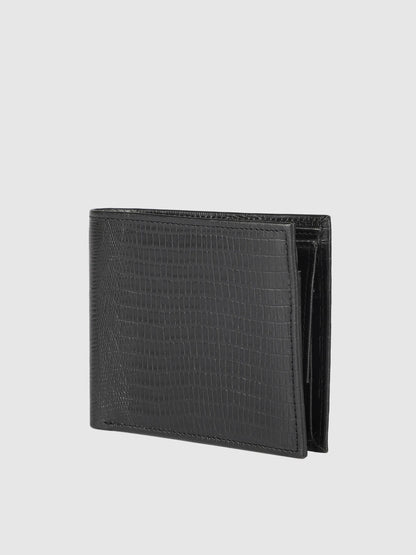 IN.HIDE Classic Premium Croco Real Leather Bi-Fold Wallet with 10 Card Holders for Men