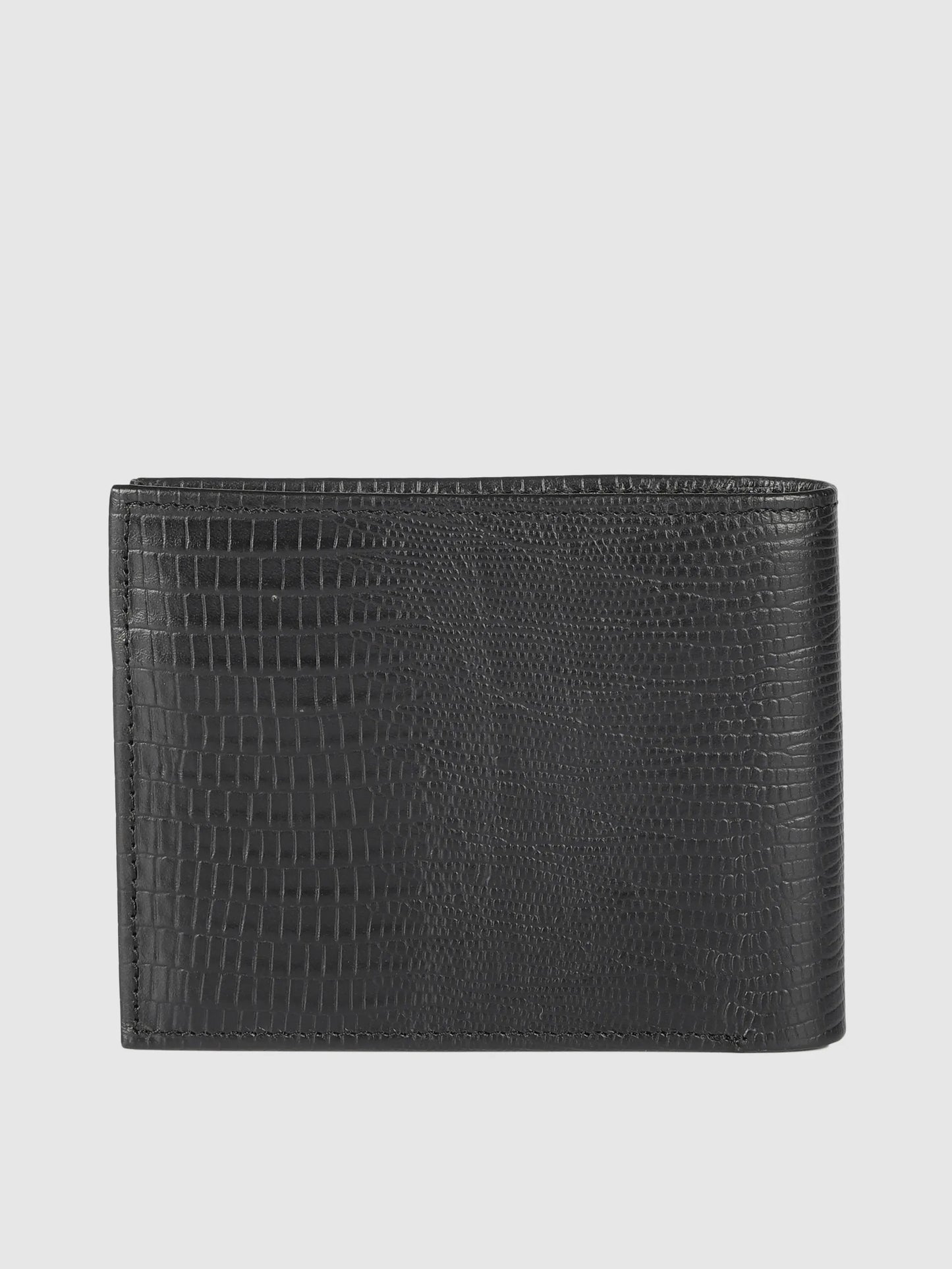 IN.HIDE Classic Premium Croco Real Leather Bi-Fold Wallet with 10 Card Holders for Men