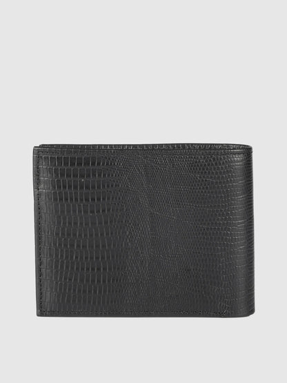 IN.HIDE Classic Premium Croco Real Leather Bi-Fold Wallet with 10 Card Holders for Men