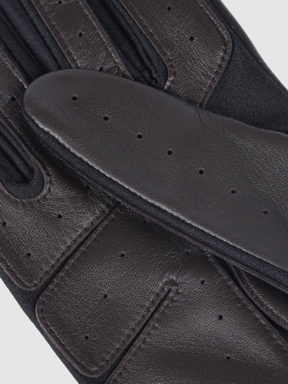 IN.HIDE Classic Rider Gloves - Dark Brown