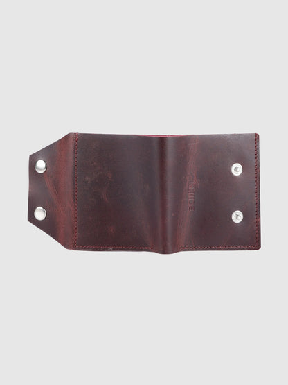 INHIDE Rustic Handcrafted Leather Cherry Wallet