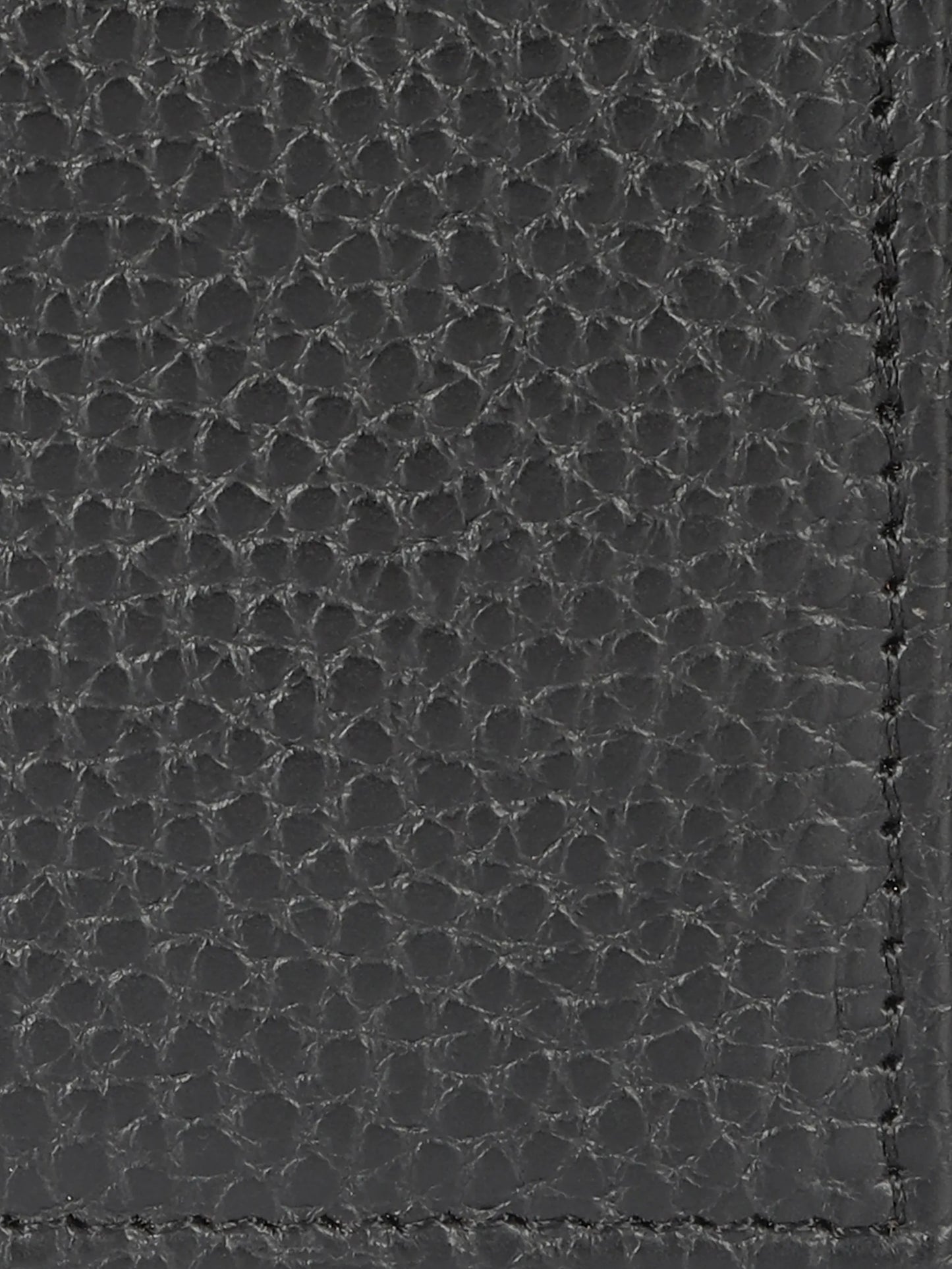 IN.HIDE Classic Black PDM Real Leather Bi-Fold Wallet with 10 Card Holders for Men