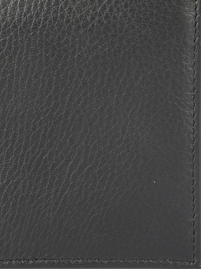 IN.HIDE Black Soft Real Leather Wallet Men – Coin Pocket with 6 Card Holders